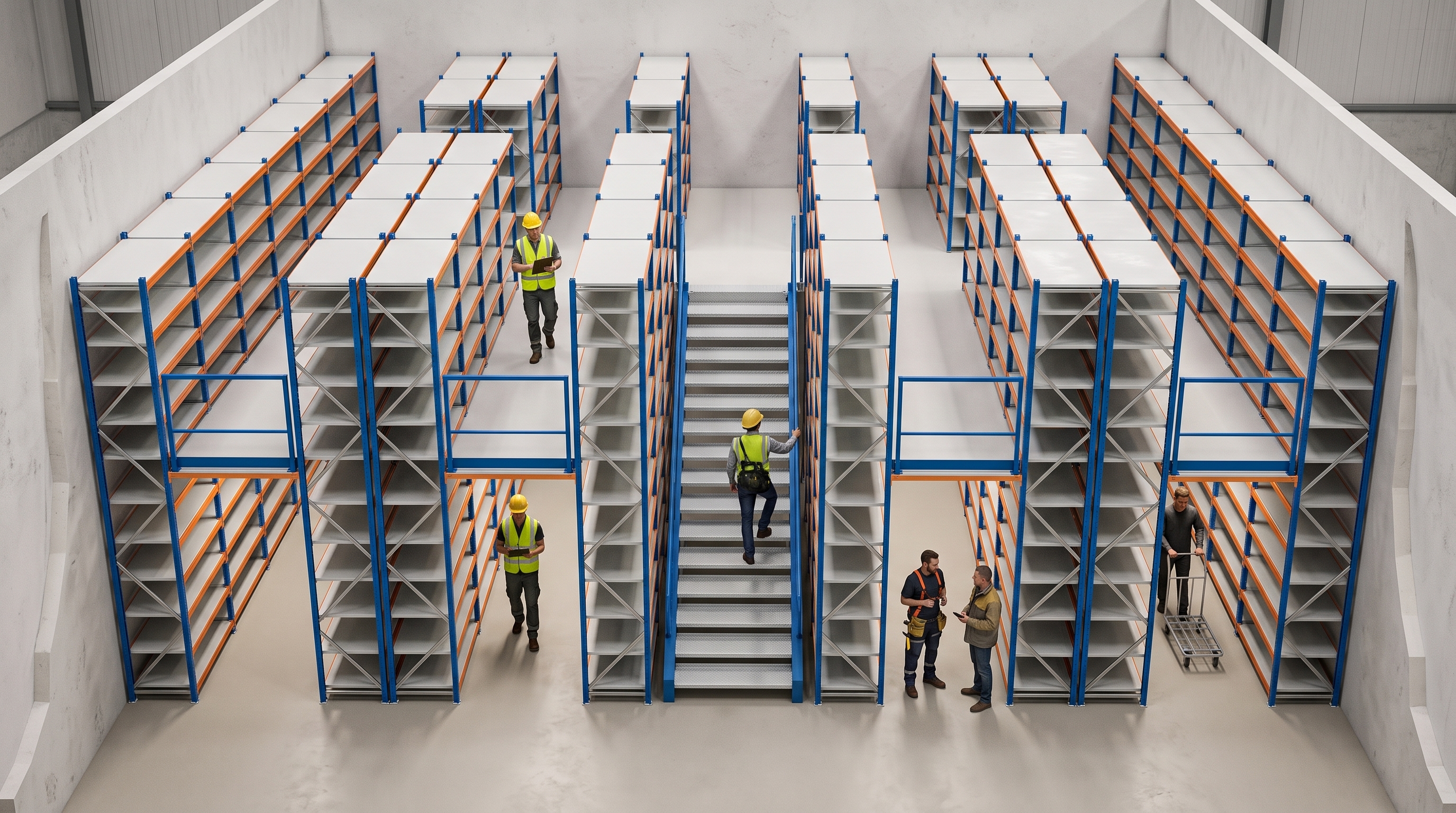Rack Picking - Configuración con mezzanine