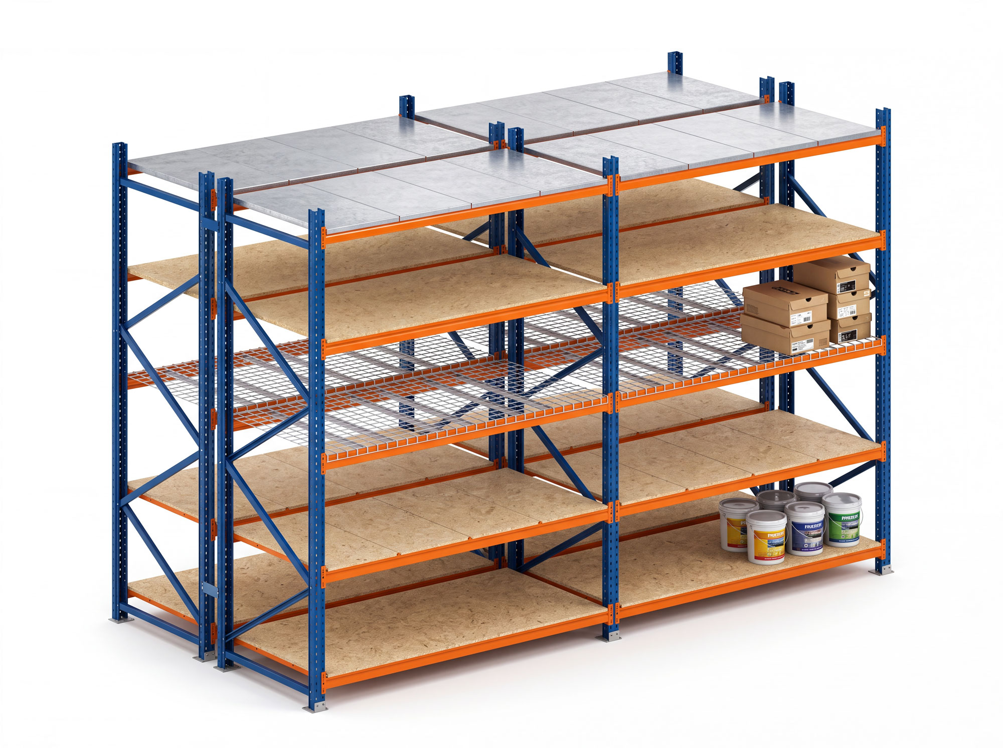 Rack Picking Racks del Pacífico - sistema completo con operación manual y mezzanine