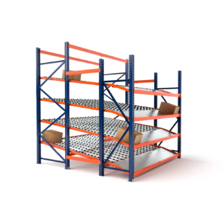 Racks Picking Carton Flow / Estantería de flujo de carga manual.